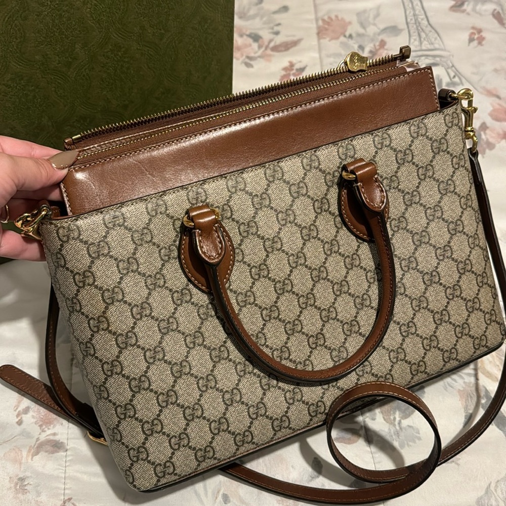 Gucci GG supreme satchel